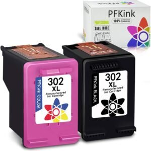 PFKink Remanufactured 302XL Ink Cartridges for HP