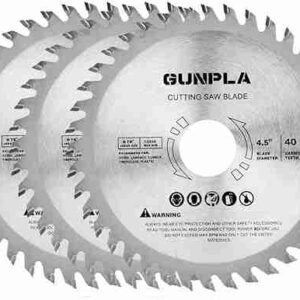 Gunpla 3 Pieces 4-12-inch 40 Tooth Alloy Steel