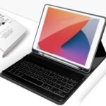 Tablet Keyboard for iOS Tablet 10.2in (Black Case and Black Keyboard)