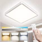 lynker LED Ceiling Light, 36 W, 4800 lm, Dimmable with Remote Control