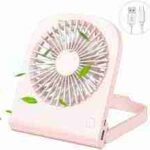 Desktop folding fan