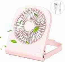 Desktop folding fan