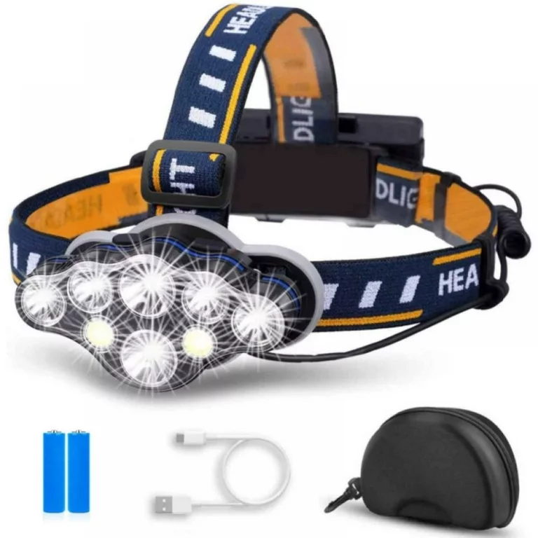 Headlamp 8 Modes 8 LED