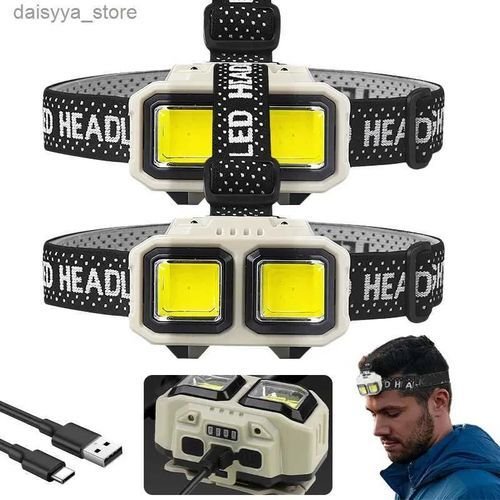Waterproof and zoomable fishing headlamp: 4 modes, USB, for camping - Image 3