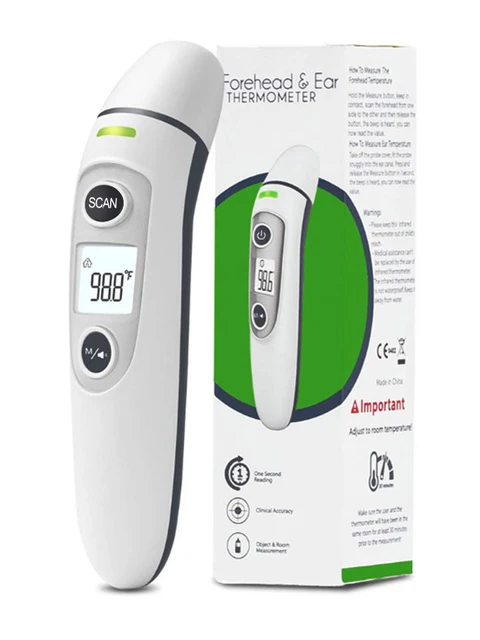 Forehead Ear Thermometer for Adults, and Ear
