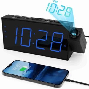 Projection Alarm Clock for Bedroom