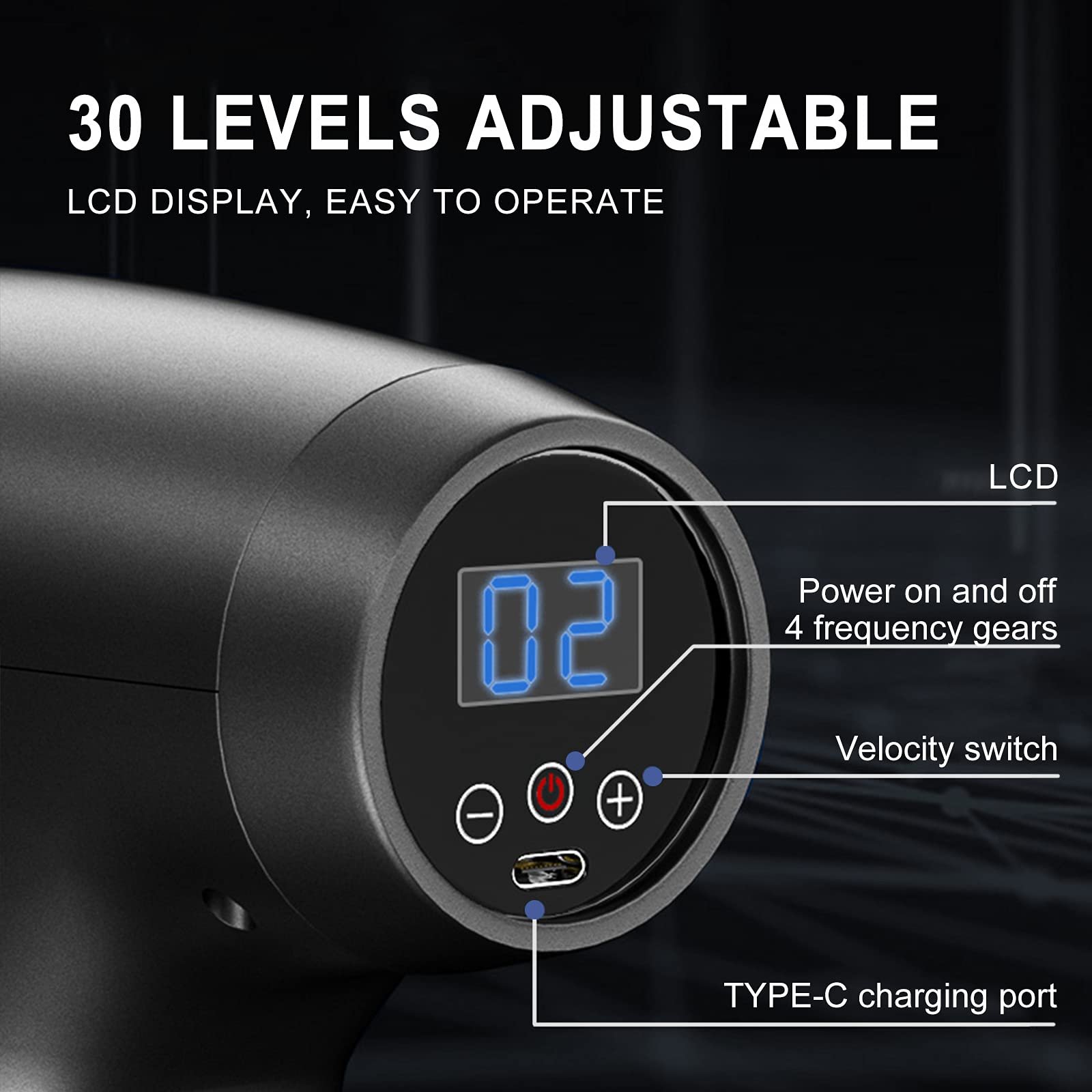Massage Fascia Gun ModelYC-FO6 - Image 2