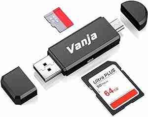 Vanja SD Card Reader OTG Adapter