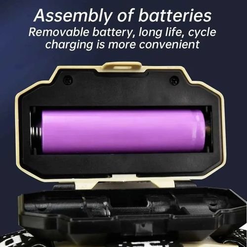 Waterproof and zoomable fishing headlamp: 4 modes, USB, for camping - Image 4