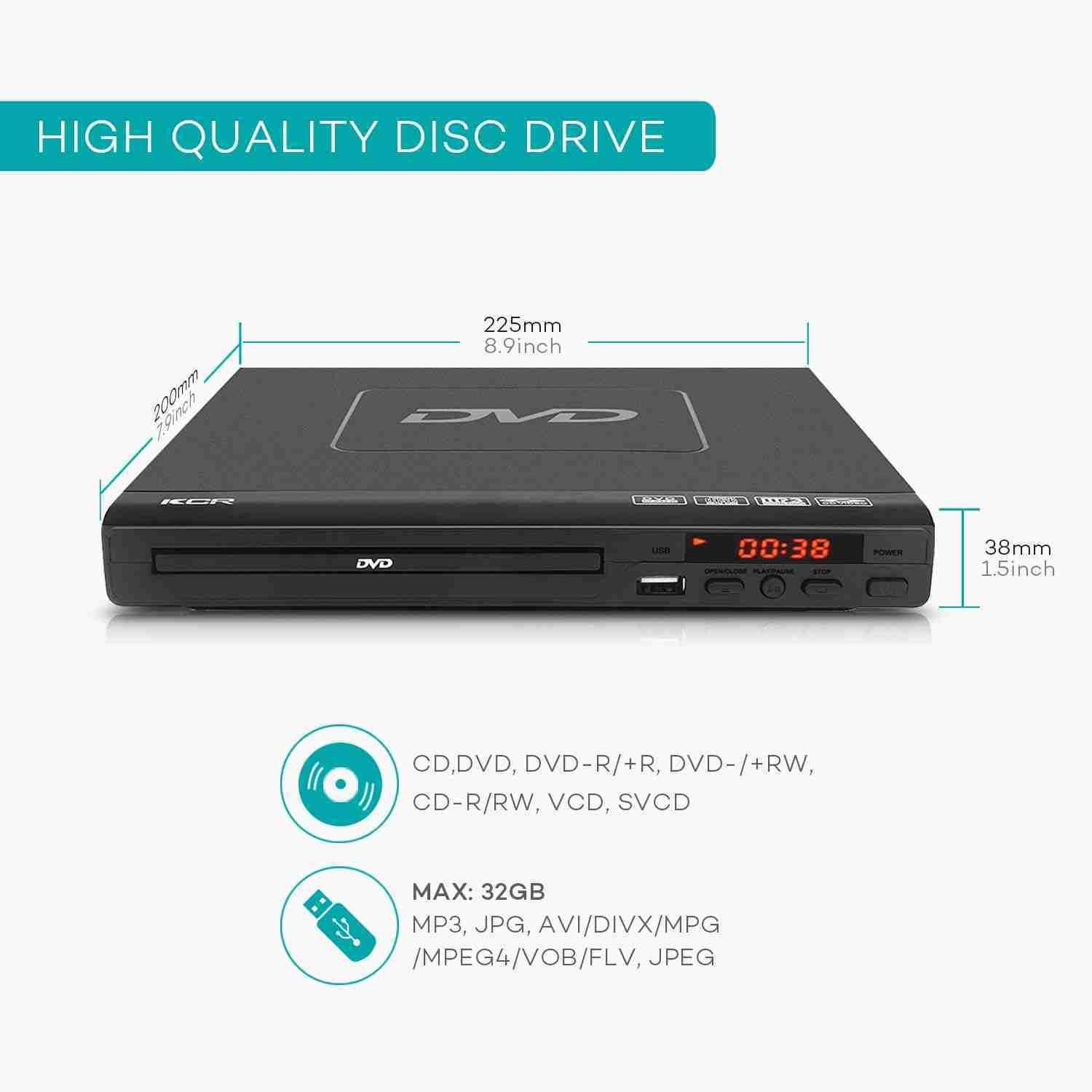 KCR DVD Player for TV, DVD - Image 3