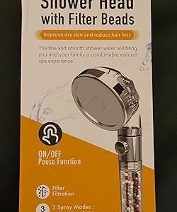 Shower Head With Filter Beads