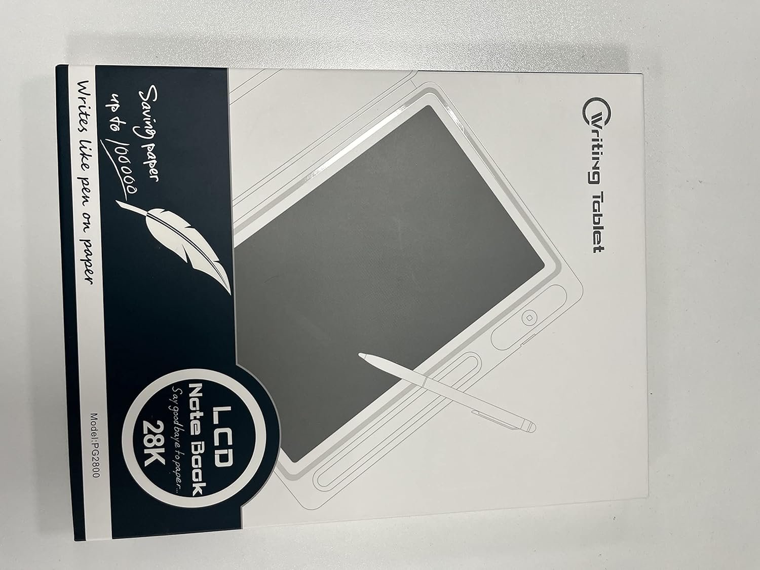 LCD Writing Board 10.1 Inch Electronic Notebook, Kids Grinding Board Drawing Board LCD Drawing Board