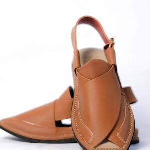 Double Sole Brown Zalmi Peshawar Handmade