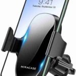 Miracase Phone Holders for Your Car with Newest Metal Hook Clip Classic Black