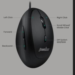 Perixx PERIMICE-519 Wired Ergonomic Vertical Mouse
